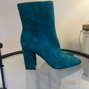 Nine West Teal Heeled Boots